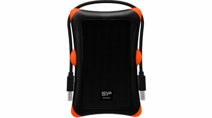 Silicon Power Armor A30 HDD/SSD enclosure Black Orange
