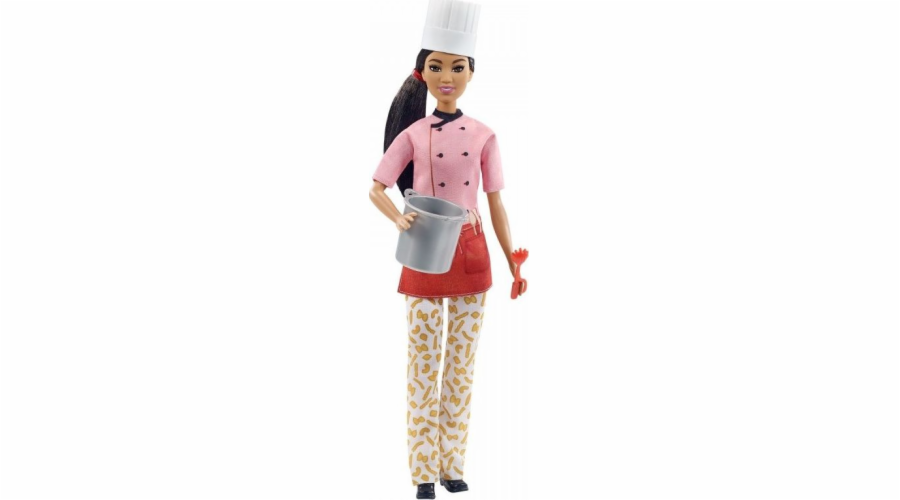 Lalka Barbie Mattel Kariera - Mistrzyni makaronu (DVF50/GTW38)