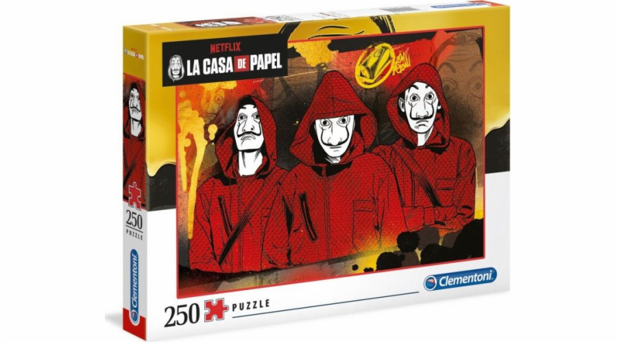 Clementoni Puzzle 250 Netflix La Casa de Papel