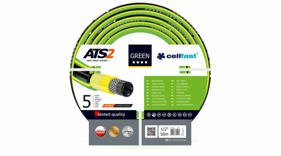CELLFAST 1/2" 50m Green ATS2
