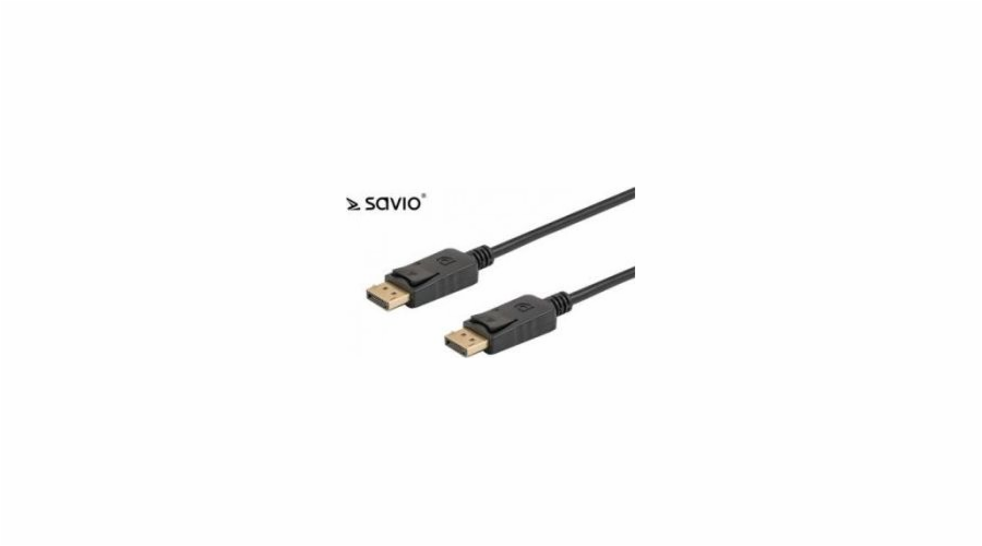 Savio CL-136 DisplayPort cable 2 m Black
