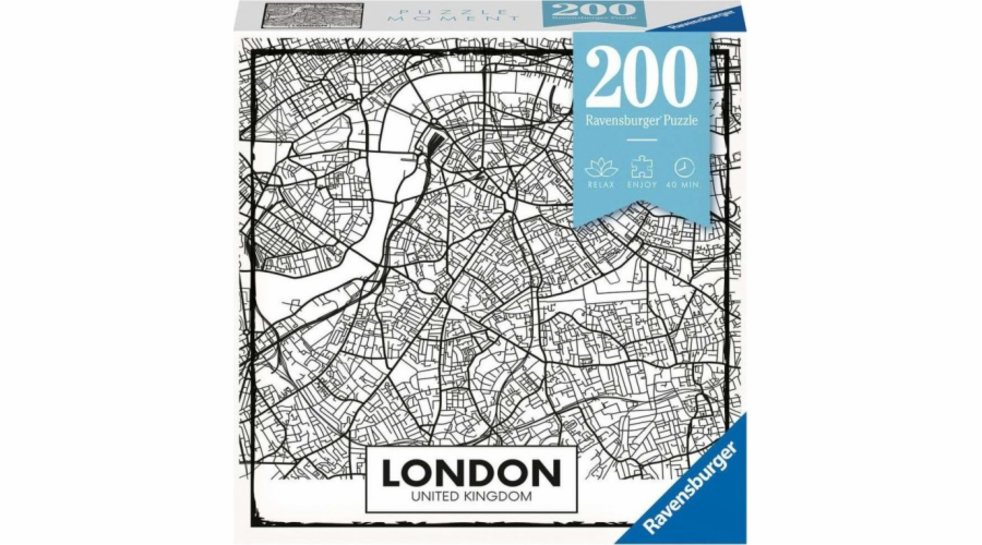 Ravensburger Puzzle 200 Moment: Mapa Londýna 129638