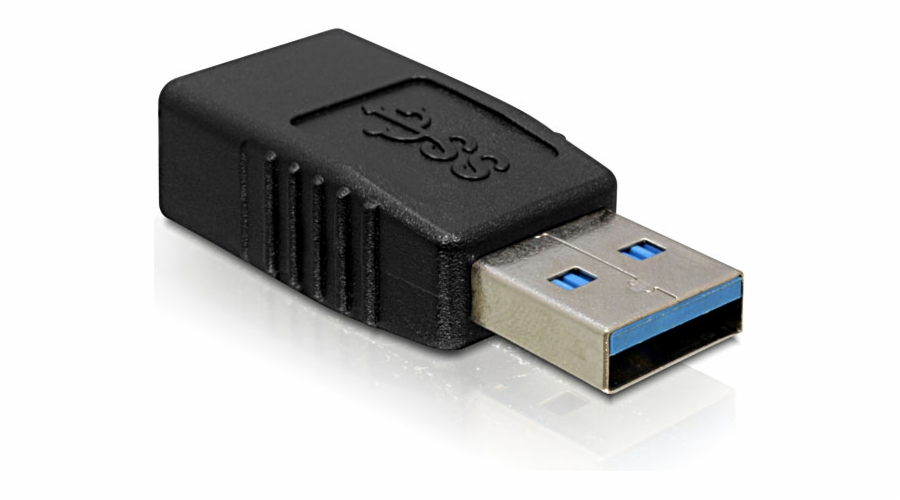 USB adaptér Delock USB 3.0 USB - USB černý (65174)