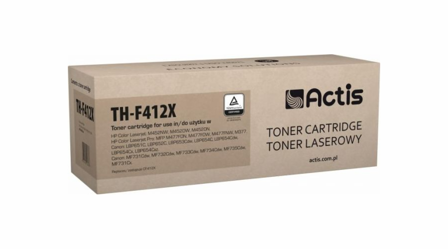 Actis TH-F412X toner (replacement for HP 410X CF412X; Standard; 5000 pages; yellow)