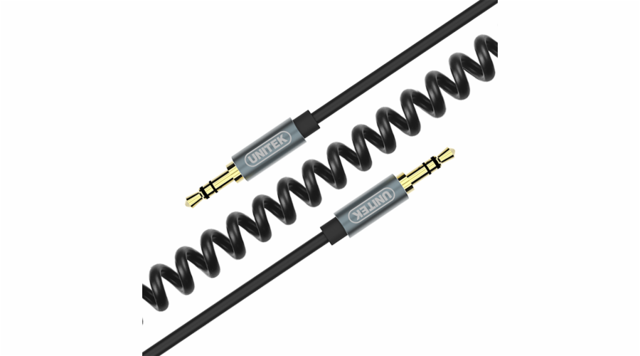 Unitek Jack 3,5mm - Jack 3,5mm 1,5m kabel černý (Y-C922ABK)