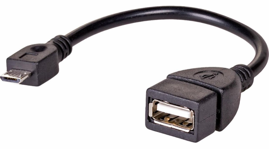 Adapter USB Akyga microUSB - USB Czarny (AK-AD-09)