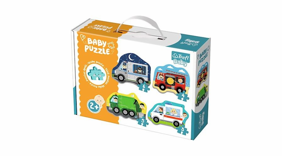 Trefl Puzzle Baby Classic, Vozidla a soutěže