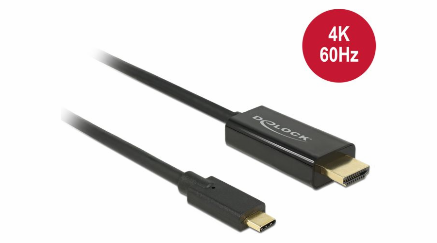 Kabel USB-C -> HDMI M/M 2m (tryb alternatywny DP) 4K 60Hz