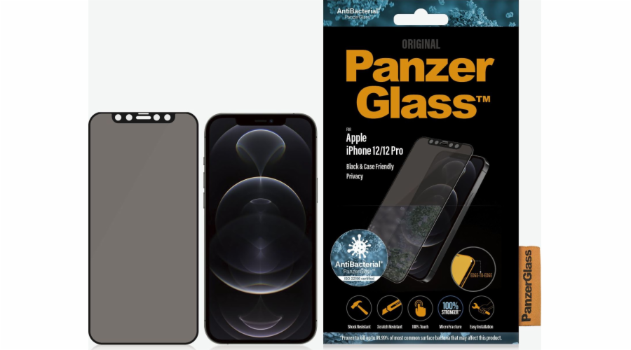 PanzerGlass Edge-to-Edge Privacy for iPhone 12 / 12 PRO