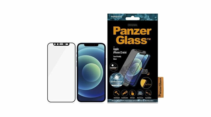 Tvrzené sklo PanzerGlass pro iPhone 12 Mini Case Friendly