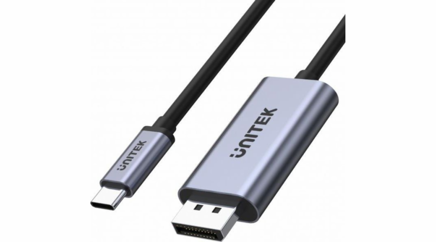 UNITEK V1409A cable gender changer USB-C DisplayPort Black Grey