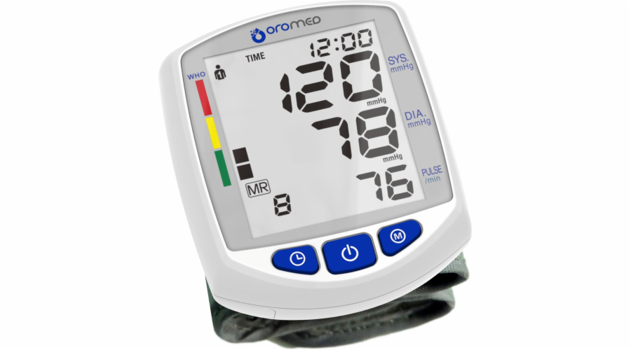 Oromed elektronický zápěstní měřič krevního tlaku ORO-SM2 COMFORT