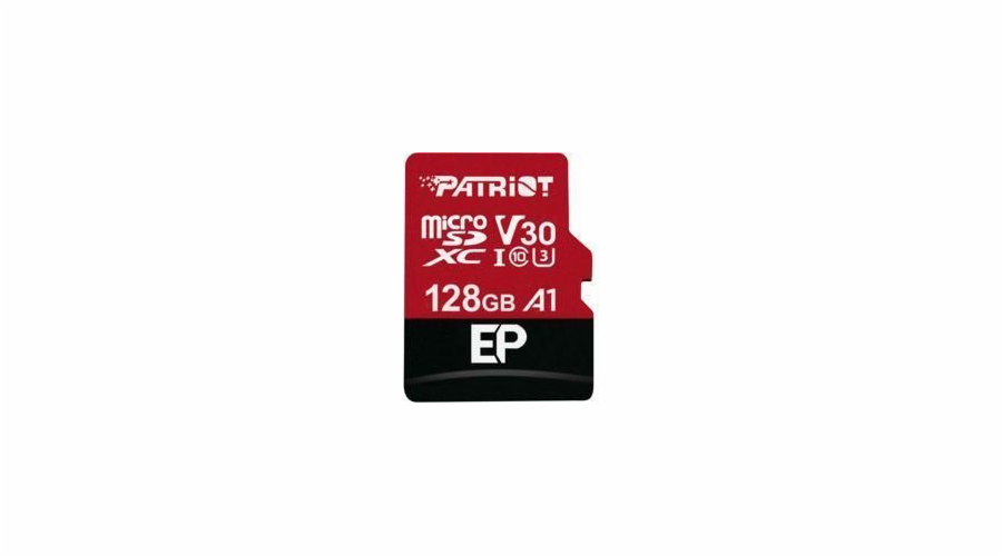 Karta Patriot EP MicroSDXC 128GB Class 10 UHS-I/U3 A1 V30 (PEF128GEP31MCX)