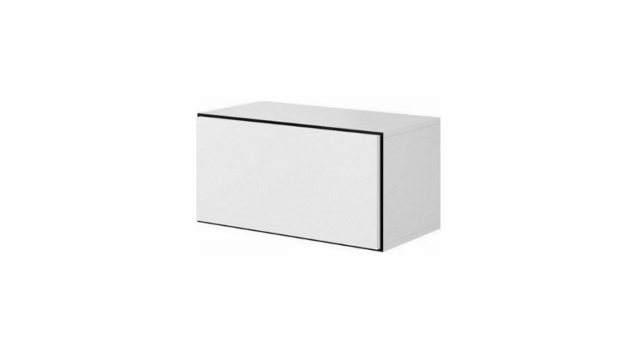 Cama full storage cabinet ROCO RO3 75/37/39 white/black/white
