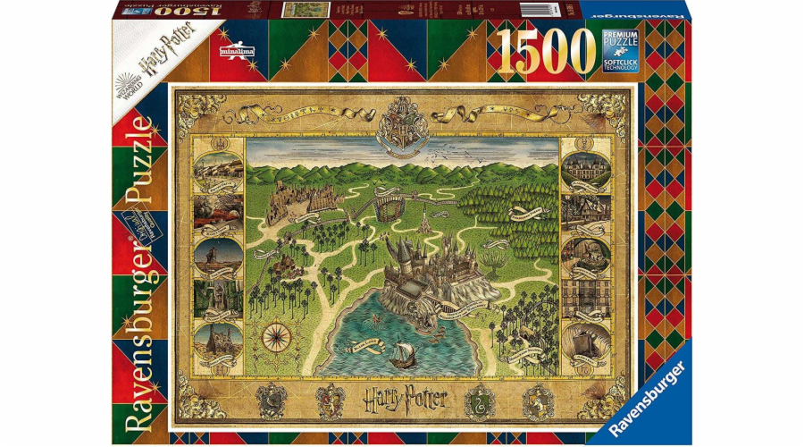Ravensburger Puzzle Mapa Bradavic