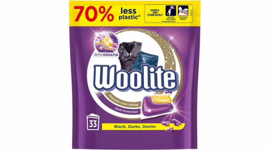 Woolite Black Dark laundry capsules 33 pcs.