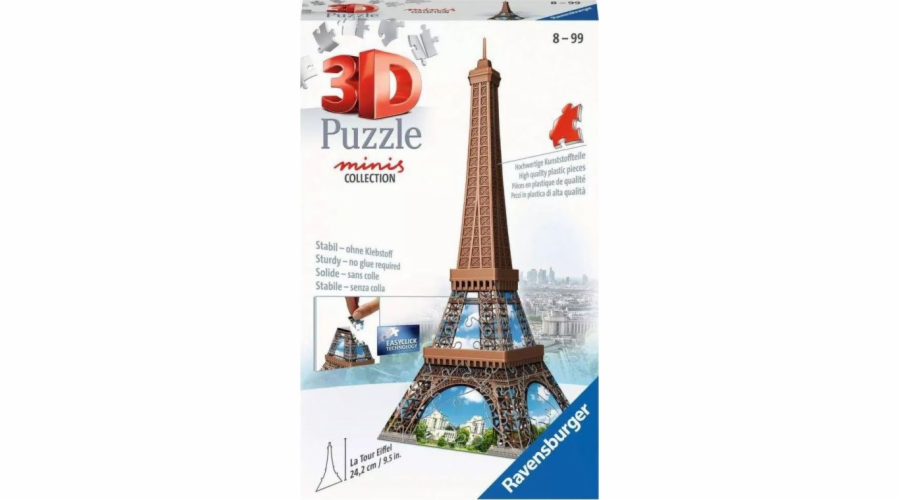 Ravensburger 3D puzzle Mini budovy Eiffelova věž 125364 RAVENSBURGER