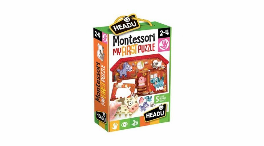 Hra Headu Montessori Moje první puzzle - Farma