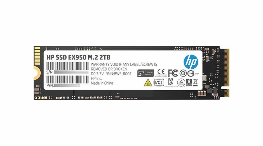 Dysk SSD HP EX950 2TB M.2 2280 PCI-E x4 Gen3 NVMe (5MS24AA#ABB)