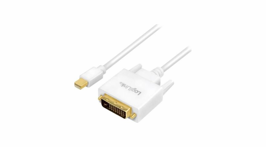 LogiLink DisplayPort Mini – kabel DVI-D 3m bílý (CV0138)