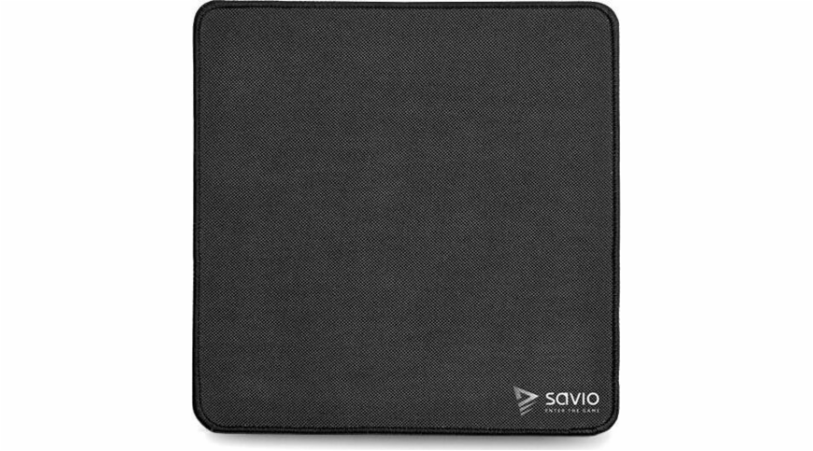 Herní podložka pod myš SAVIO Black Edition Precision Control S 250x250x2mm, lemovaná