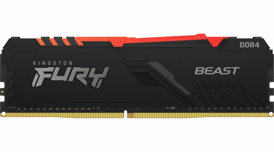 KINGSTON DIMM DDR4 16GB 3600MT/s CL18 FURY Beast RGB