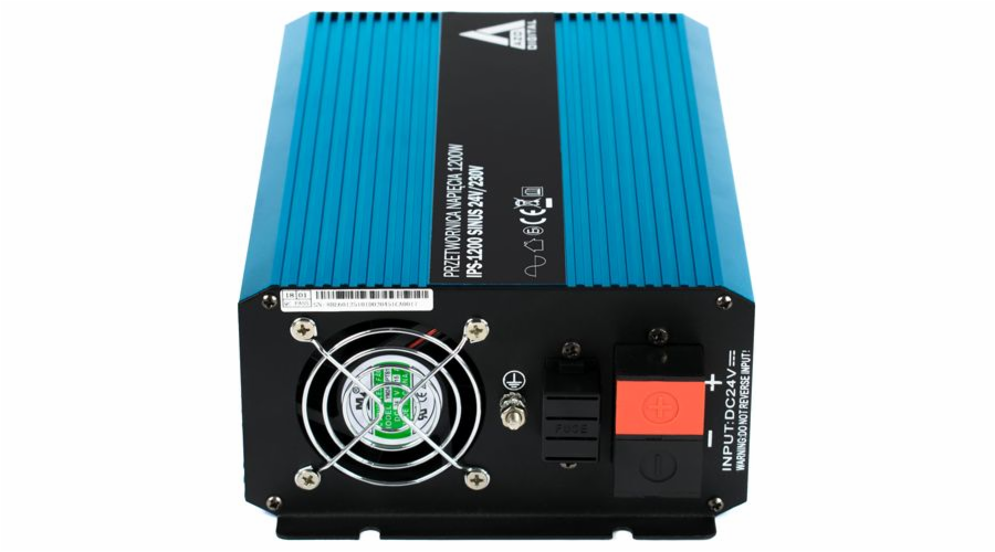 AZO Digital 24 VDC / 230 VAC Converter SINUS IPS-1200S 1200W