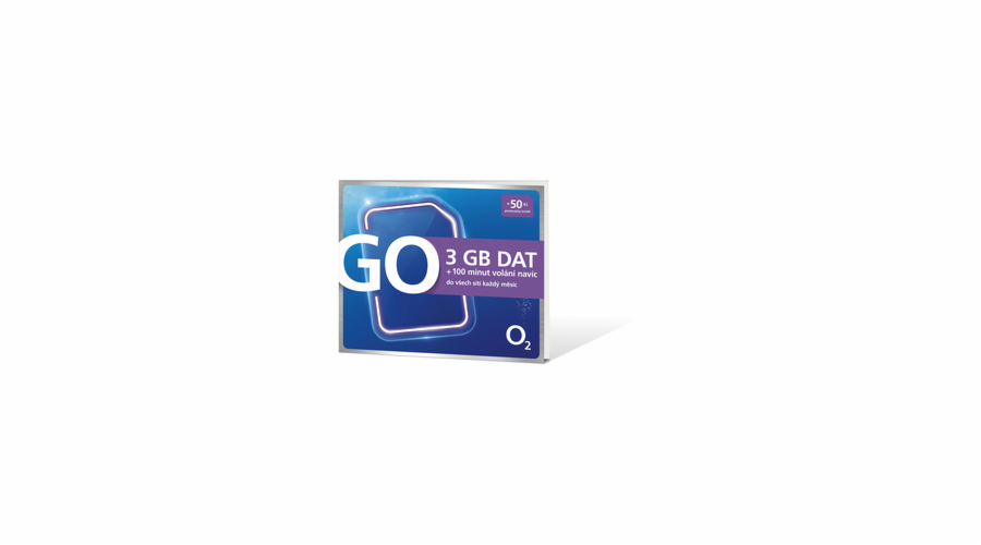 O2 Předplacená karta GO 3GB DAT