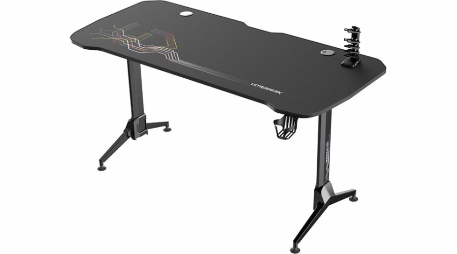 Ultradesk Herní stůl GRAND BLACK