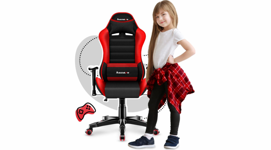 Gaming chair for children Huzaro HZ-Ranger 6.0 Red Mesh black and red