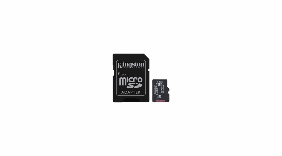 KINGSTON Micro SDHC INDUSTRIAL 16GB C10 A1+ada