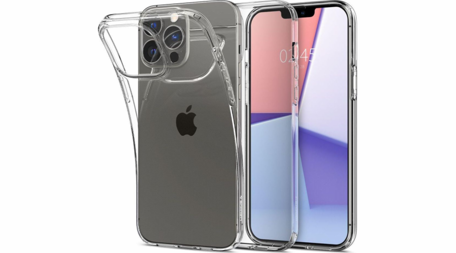 Ochranný kryt Spigen Liquid Crystal pro iPhone 13 Pro Max transparentní