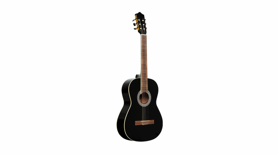 Stagg SCL60-BLK, klasická kytara 4/4, černá