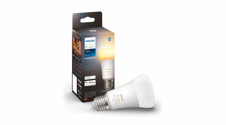 Philips Hue LED Lampe E27 11W 1100lm White Ambiance