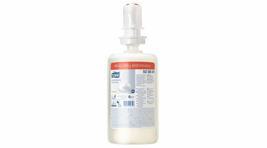 Pěnové mýdlo Tork Premium Antimikrobiální 1l S4