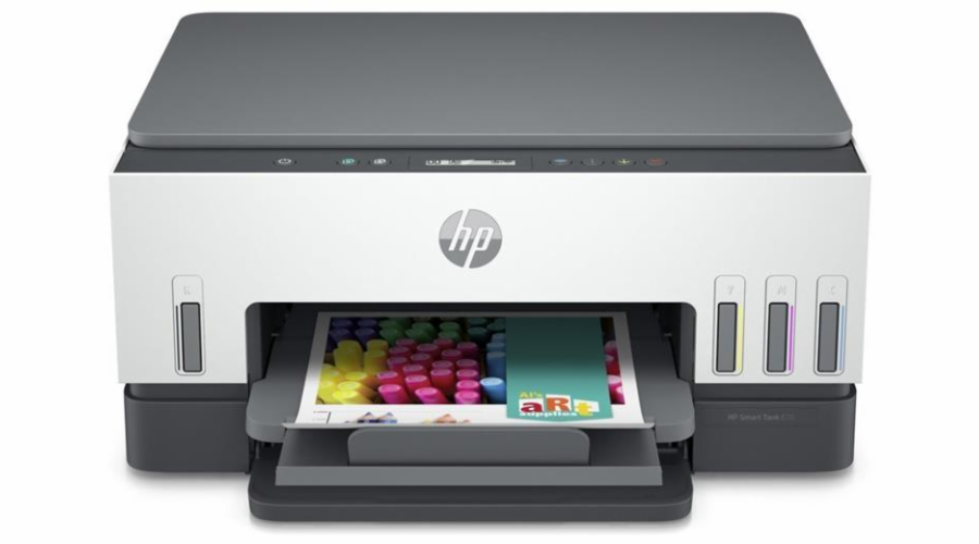 HP All-in-One Ink Smart Tank 670 6UU48A HP Smart Tank 670/ color/ A4/ PSC/ 12/7ppm/ 4800x1200dpi/ AirPrint/ HP Smart Print/ Cloud Print/ ePrint/ USB/ WiFi/ BT/