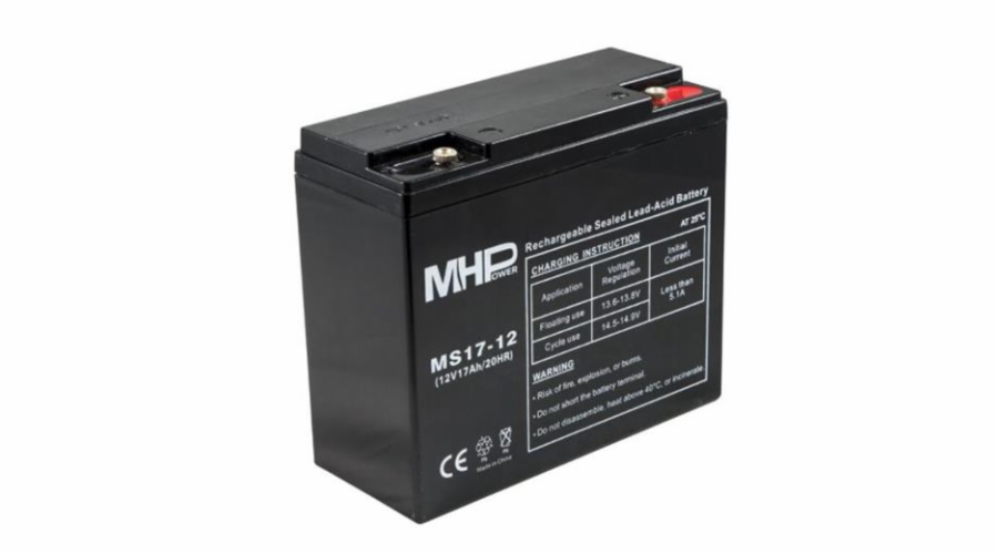 Baterie MHPower MS17-12 VRLA AGM 12V/17Ah