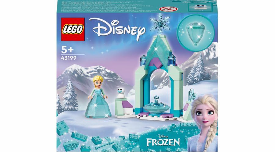 LEGO 43199 Disney Princess Elsas Schlosshof, Konstruktionsspielzeug