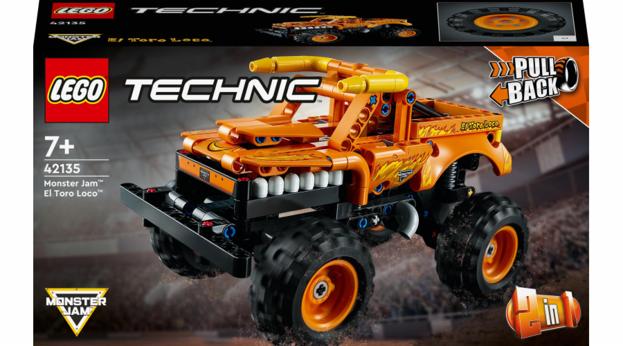 LEGO 42135 Technic Monster Jam El Toro Loco, Konstruktionsspielzeug