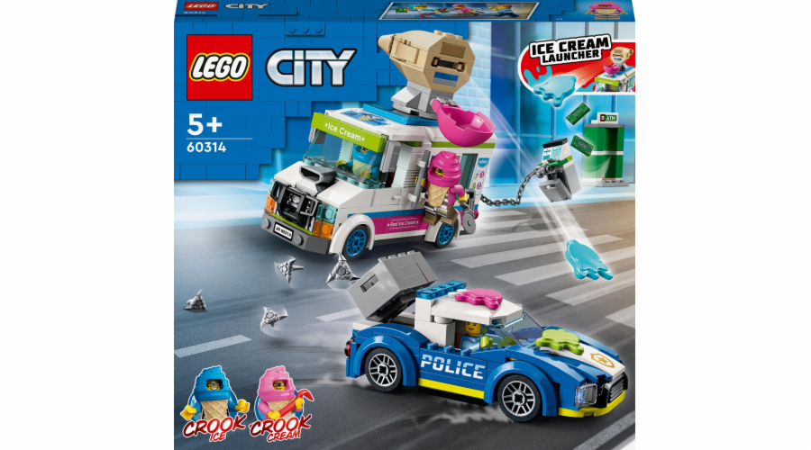 LEGO 60314 City Eiswagen-Verfolgungsjagd, Konstruktionsspielzeug