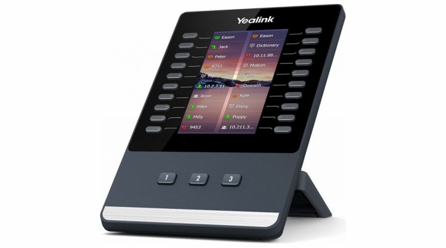 Yealink EXP43 IP add-on module Black Grey 23 buttons