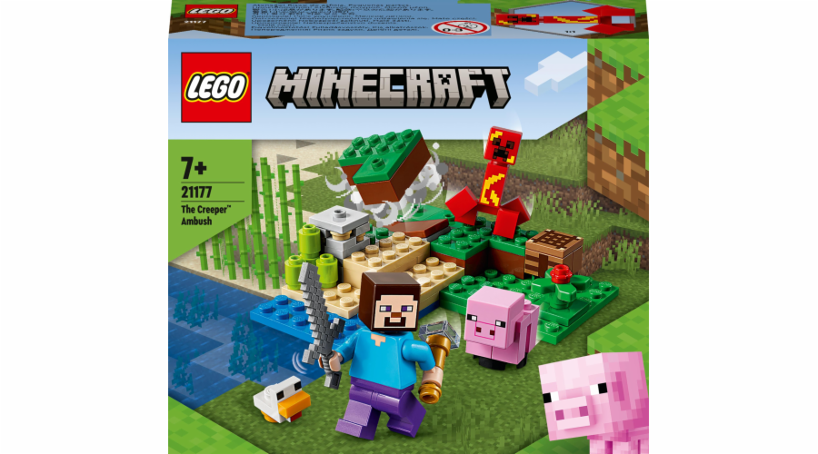 LEGO 21177 Minecraft Der Hinterhalt des Creeper, Konstruktionsspielzeug