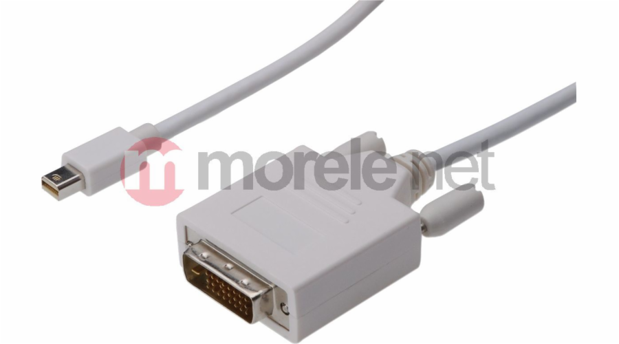 Assmann DisplayPort Mini - DVI-D kabel 2m bílý (AK340305020W)