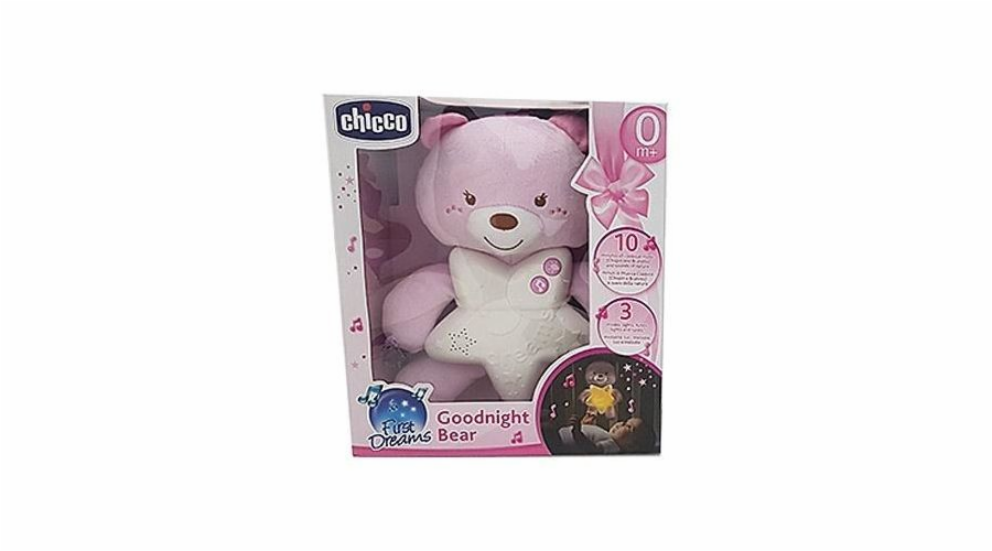 Chicco Bedtime Bear růžový (276696)