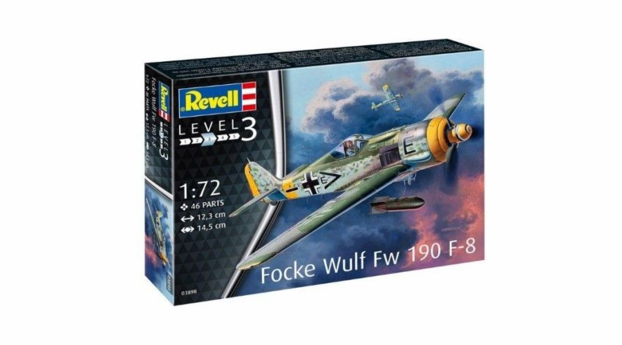 Německý stíhací letoun Revell - Focke Wulf Fw190 F-8 (GXP-639521)