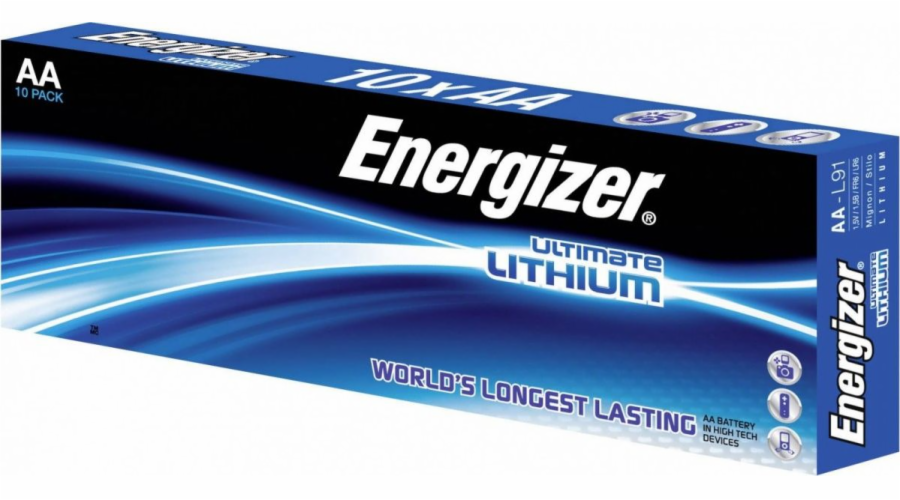 ENERGIZER Ultimate Lithium, Baterie, AA, LR6, 10ks