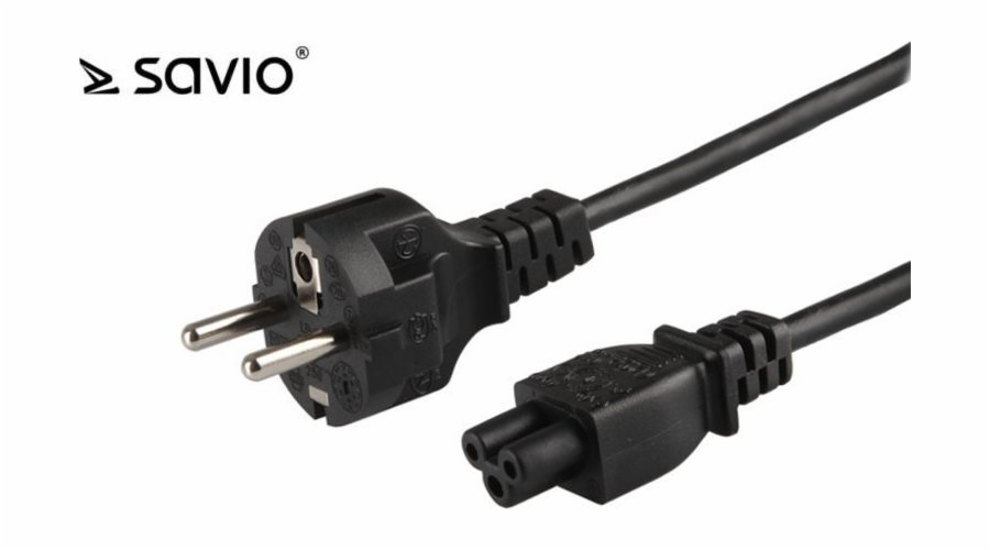 Napájecí kabel Elmak Napájecí kabel \ &#39;čtyřlístek \&#39; Savio CL-81 1,8m, multibalení 10 ks, 3x0,75mm2-SAVIO CL-81Z