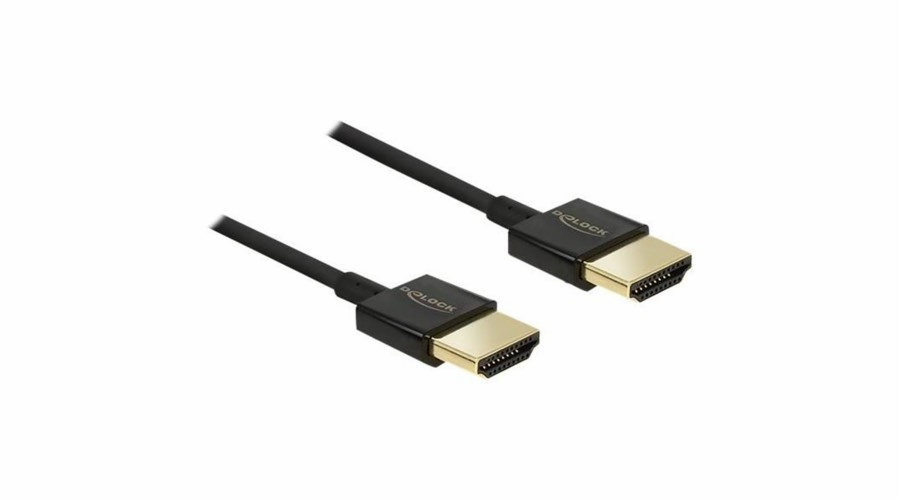 Delock Slim Premium - HDMI mit Ethernetkabel - HDMI (M)