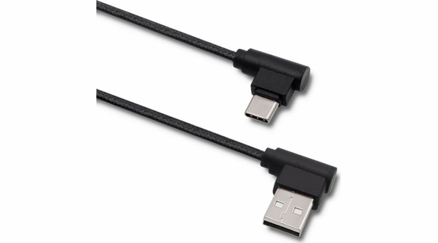 Kabel USB Qoltec USB-A - USB-C 1 m Czarny (5901878504957)