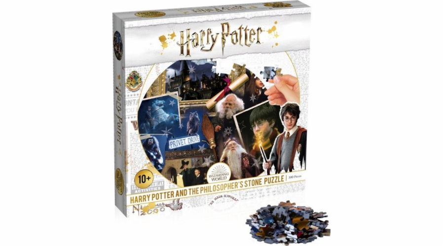 Puzzle s vítěznými pohyby 500 dílků Harry Potter a Kámen mudrců